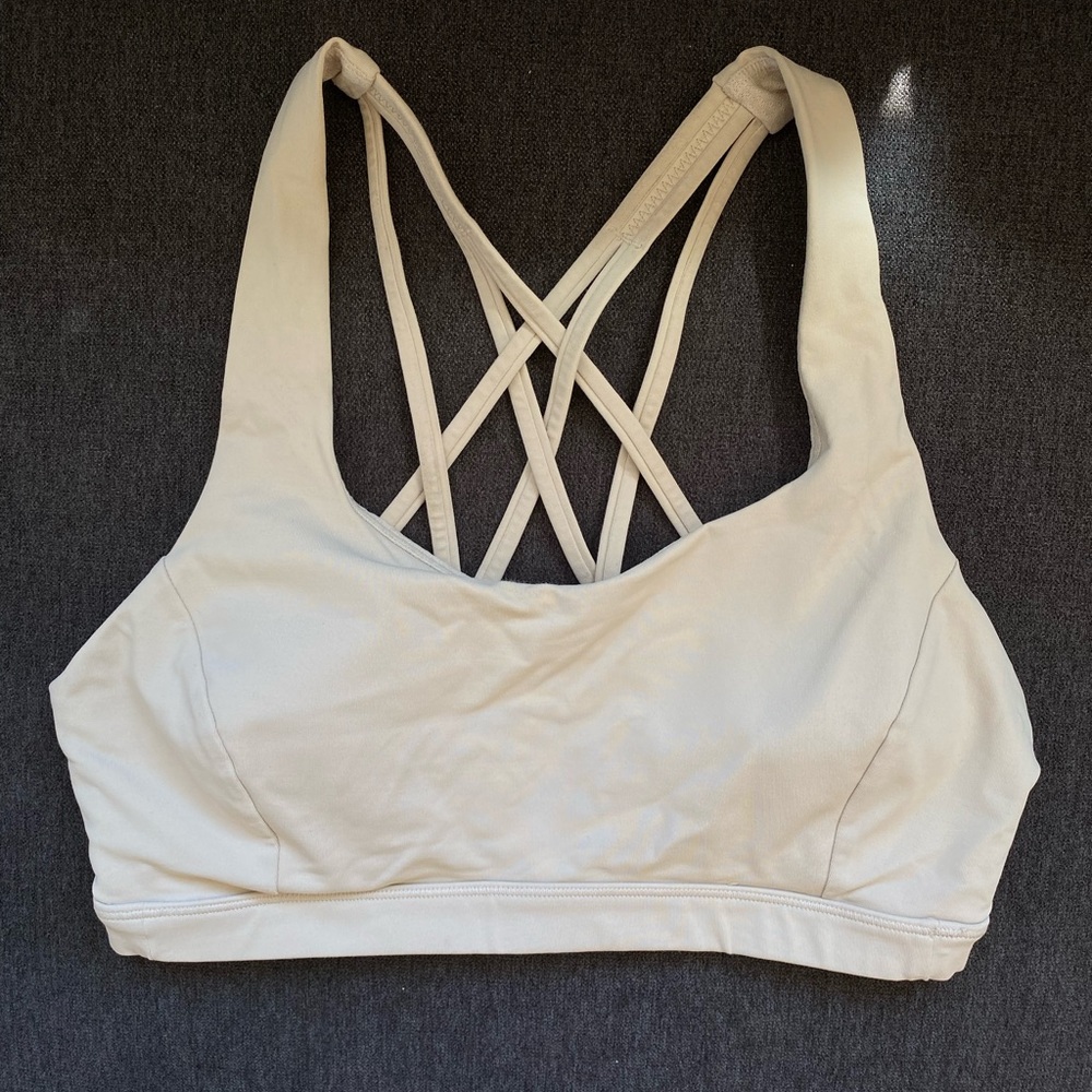 Lululemon free to be serene bra cacoa size 6